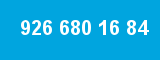 926 680 16 84 926 680 16 84